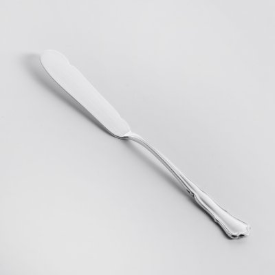 Купить Лопатка с фигурной ручкой, серебро 800 пр. (советское переклеймение), фабрика "M. H. Wilkens & Söhne", Германия, 1880-1920 гг.