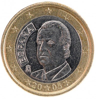 Купить Испания 1 евро 2005