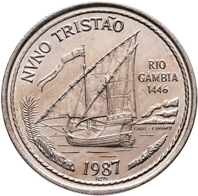 купить Португалия 100 эскудо (escudos) 1987 "Золотой век открытий - Нуну Триштан"
