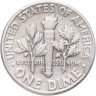 Купить США 10 центов (дайм, one dime) 1962 D Silver Roosevelt Dime (Рузвельт) знак монетного двора "D" - Денвер
