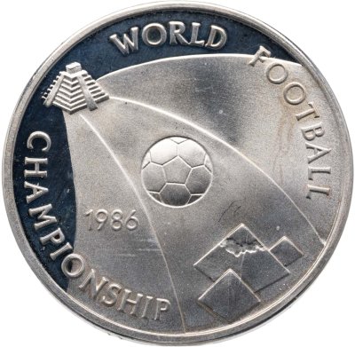 купить Египет 5 фунтов (pounds) 1986 "Чемпионат мира по футболу 1986"