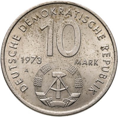 купить Германия (ГДР) 10 марок (mark) 1973 10-ый международный фестиваль молодёжи и студентов, Берлин