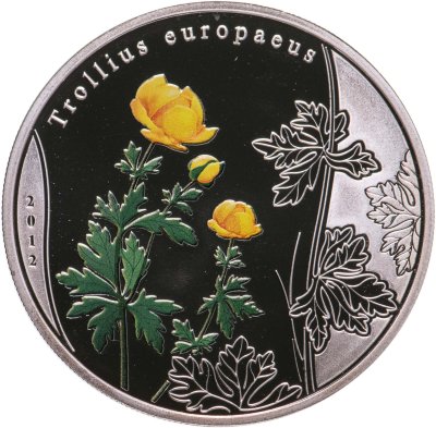 купить Острова Кука 5 долларов 2012 "Цветок - купальница европейская"