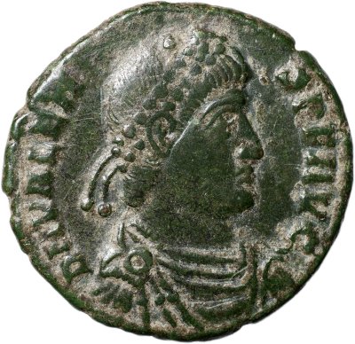 купить Римская Империя. Валентиниан I [364-375] AE3. бронза. 364-375 Сисция