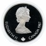 Купить Канада 20 долларов (dollars) 1987 "XV зимние Олимпийские Игры, Калгари 1988 - Бобслей"