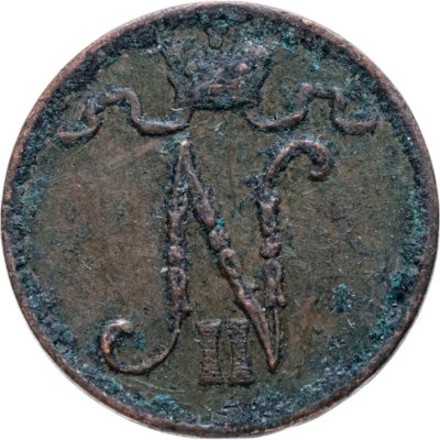 купить 1 пенни (penny) 1908, монета для Финляндии