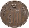 Купить Жетон 1883 в память коронования Императора Александра III и Императрицы Марии Федоровны, 15 мая 1883 г.