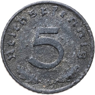 купить Германия (Третий рейх) 5 рейхспфеннигов 1940 A