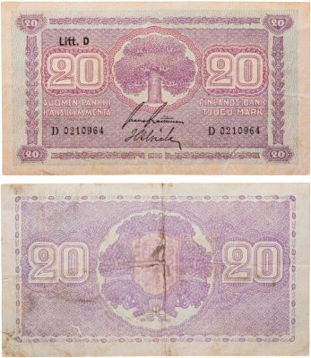 купить Финляндия 20 марок 1939