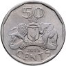 Купить Свазиленд 50 центов (cents) 2015
