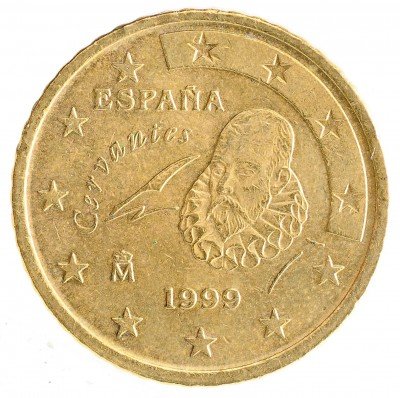 Купить Испания 50 евро центов 1999