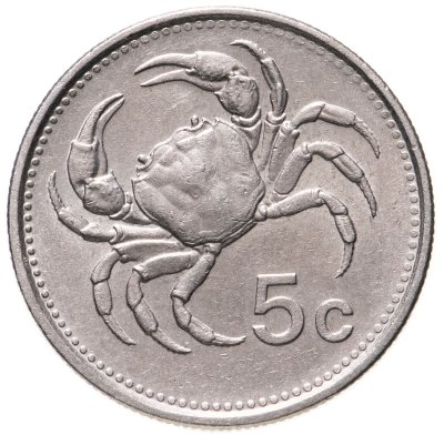 купить Мальта 5 центов (cents) 1986