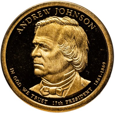 купить США 1 доллар 2011 "17-й президент США - Эндрю Джонсон" S