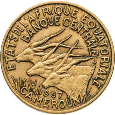 купить Экваториальная Африка и Камерун 10 франков (francs) 1967