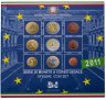 Купить Италия 2011 официальный годовой набор евро из 9 монет в буклете