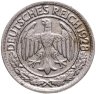 Купить Германия 50 рейхспфеннигов (reichspfennig) 1928 знак монетного двора "D" — Мюнхен