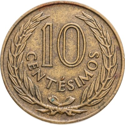 купить Уругвай 10 сентесимо (centesimos) 1960