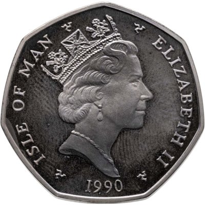 купить Остров Мэн 50 пенсов (pence) 1990 Рождество