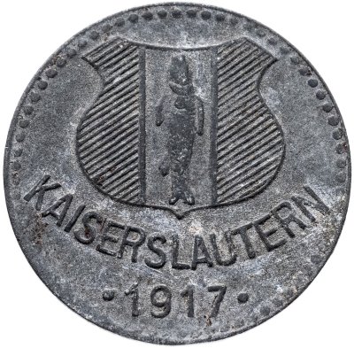 купить Германия "Кайзерслаутерн" 10 пфеннигов 1917 нотгельд