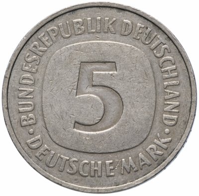 купить Германия (ФРГ) 5 марок (mark) 1975 J