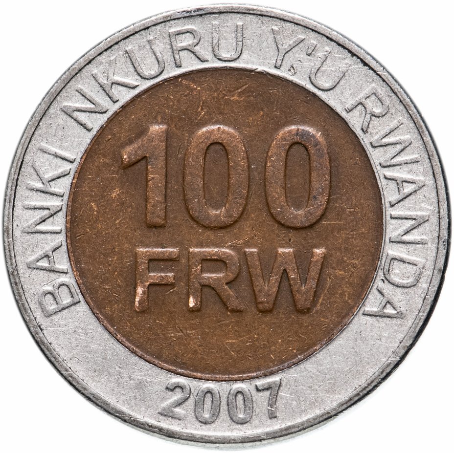 купить Руанда 100 франков (francs) 2007