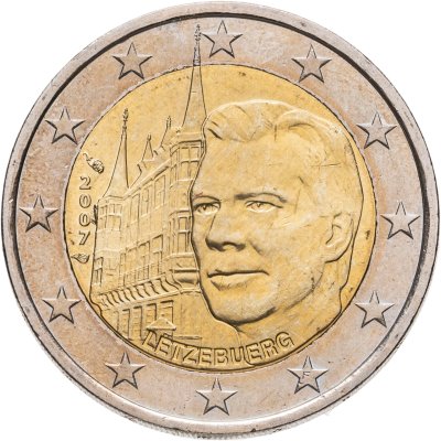 купить Люксембург 2 евро 2007 "Дворец великих герцогов"