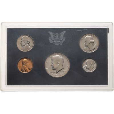 купить США набор из 5-ти монет пруф 1971 S в официальной упаковке
