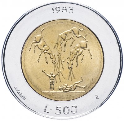 купить Сан-Марино 500 лир 1983 "Ядерная угроза"