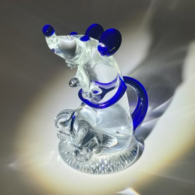 купить Статуэтка "Крыса", стекло, гутная техника, Российская Федерация, 1990-2010 гг.