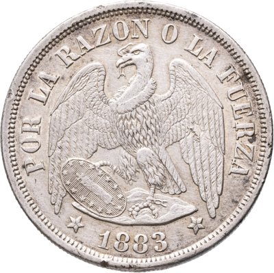 купить Чили 1 песо (peso) 1883