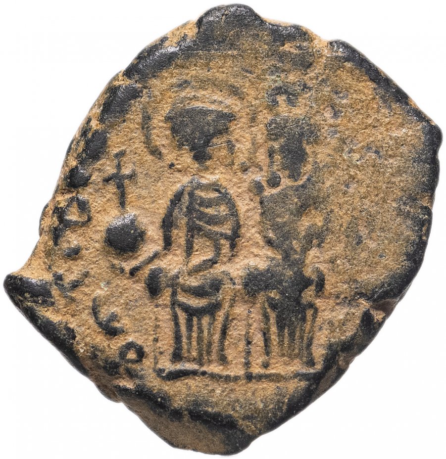 купить Византийская империя, Тиберий II Константин и Анастасия, 578-582 годы, Полфоллиса.