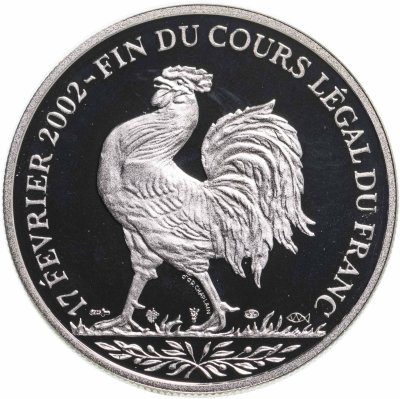 купить Франция 1 франк 2002