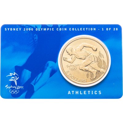 купить Австралия 5 долларов 2000 Олимпийские игры в Сиднее - Легкая атлетика