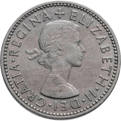 купить Великобритания 1 шиллинг (shilling) 1960 Английский герб - 3 льва внутри коронованного щита