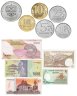 Купить Коллекция из 6 монет России 2024 года и 5 иностранных банкнот