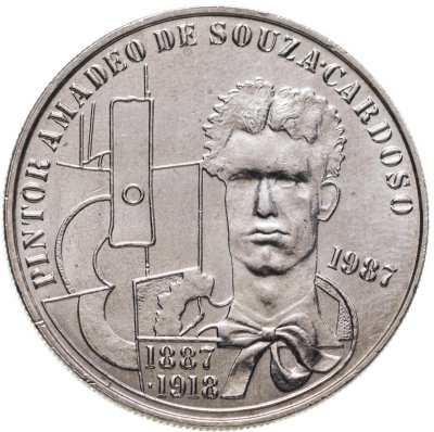 купить Португалия 100 эскудо (escudos) 1987 "100 лет со дня рождения Амадеу ди Соуза-Кардозу"
