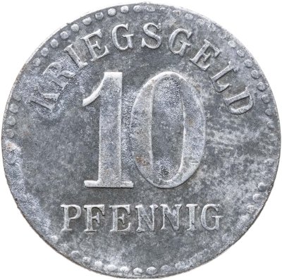 купить Германия, Эданшлос 10 пфеннигов 1918