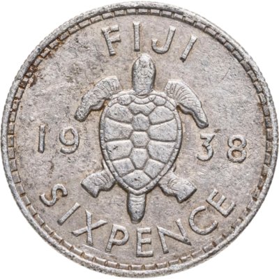 купить Фиджи 6 пенсов (pence) 1938