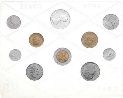 купить Италия годовой набор из 11 монет 1982