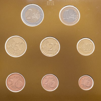 купить Австрия набор монет евро 2006 (8 штук) в буклете
