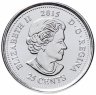 Купить Канада 25 центов (cents) 2015 "100 лет стихотворению "На полях Фландрии"