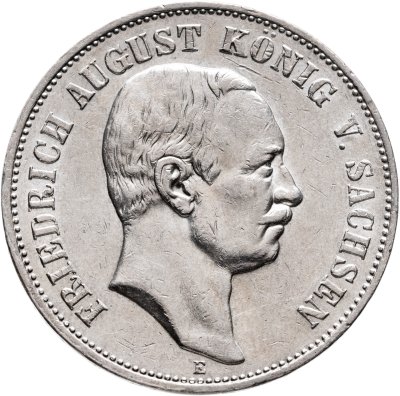 купить Германия, Саксония 5 марок (mark) 1907 E