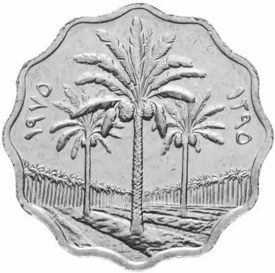 купить Ирак 5 филсов (fils) 1975