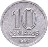 Купить Бразилия 10 сентаво 1960