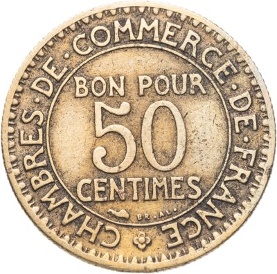 купить Франция 50 сантимов (centimes) 1925