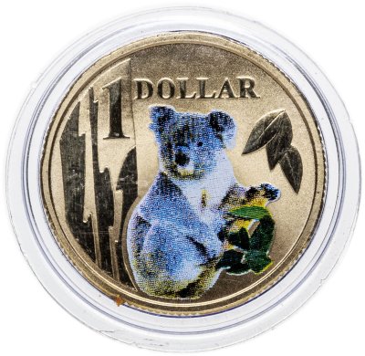 купить Австралия 1 доллар 2008 "Наземные животные - коала"