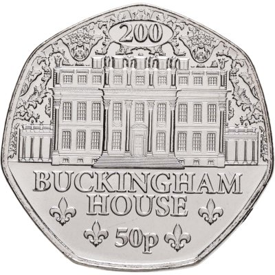 купить Джерси 50 пенсов (pence) 2025 "Королевская резиденция - Букингем Хаус"