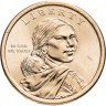 Купить США 1 доллар (dollar) 2014 "Коренные Американцы - Гостеприимство индейцев", знак монетного двора: "Р" - Филадельфия