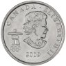 Купить Канада 25 центов (cents) 2009 "XXI зимние Олимпийские Игры, Ванкувер 2010 - Конькобежный спорт"
