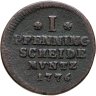 Купить Брауншвейг-Люнебург 1 пфенниг 1776